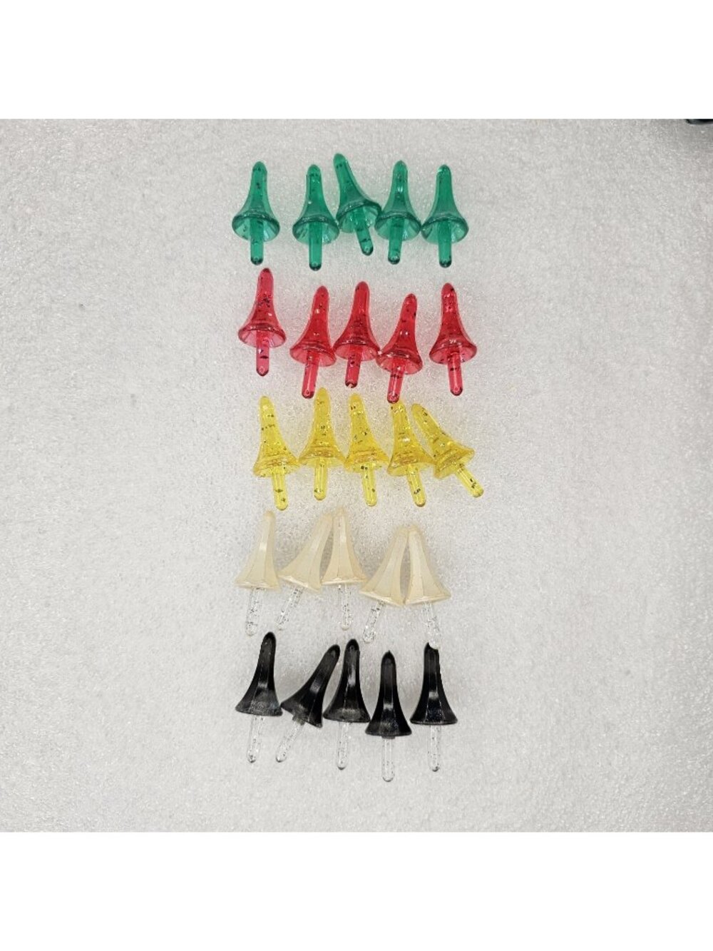 25 Vintage Large Glo ASTRO ROCKET BULB PEGS Lights Ceramic Christmas‎ Tree